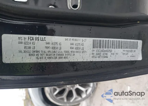 2017 Chrysler 300 300S из США, поврежденный, VIN 2C3CCABGXHH662569